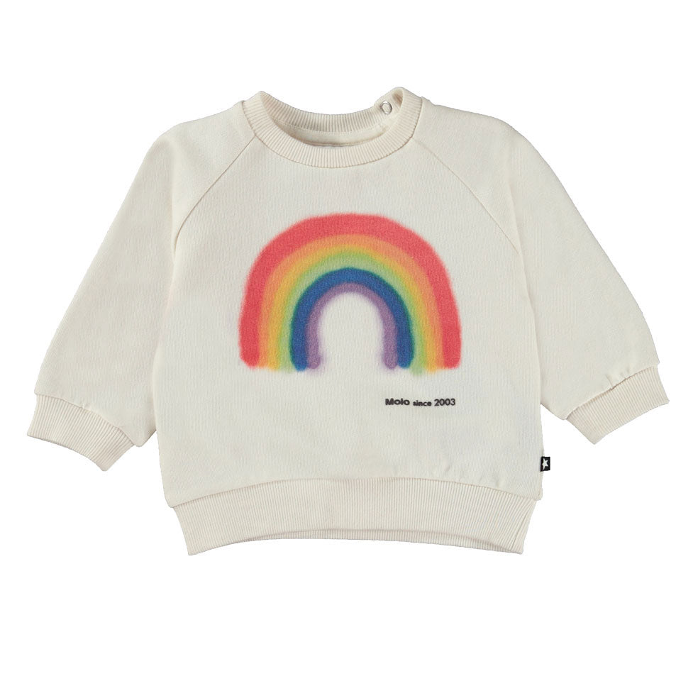 Molo Rainbow Disc Baby Sweatshirt
