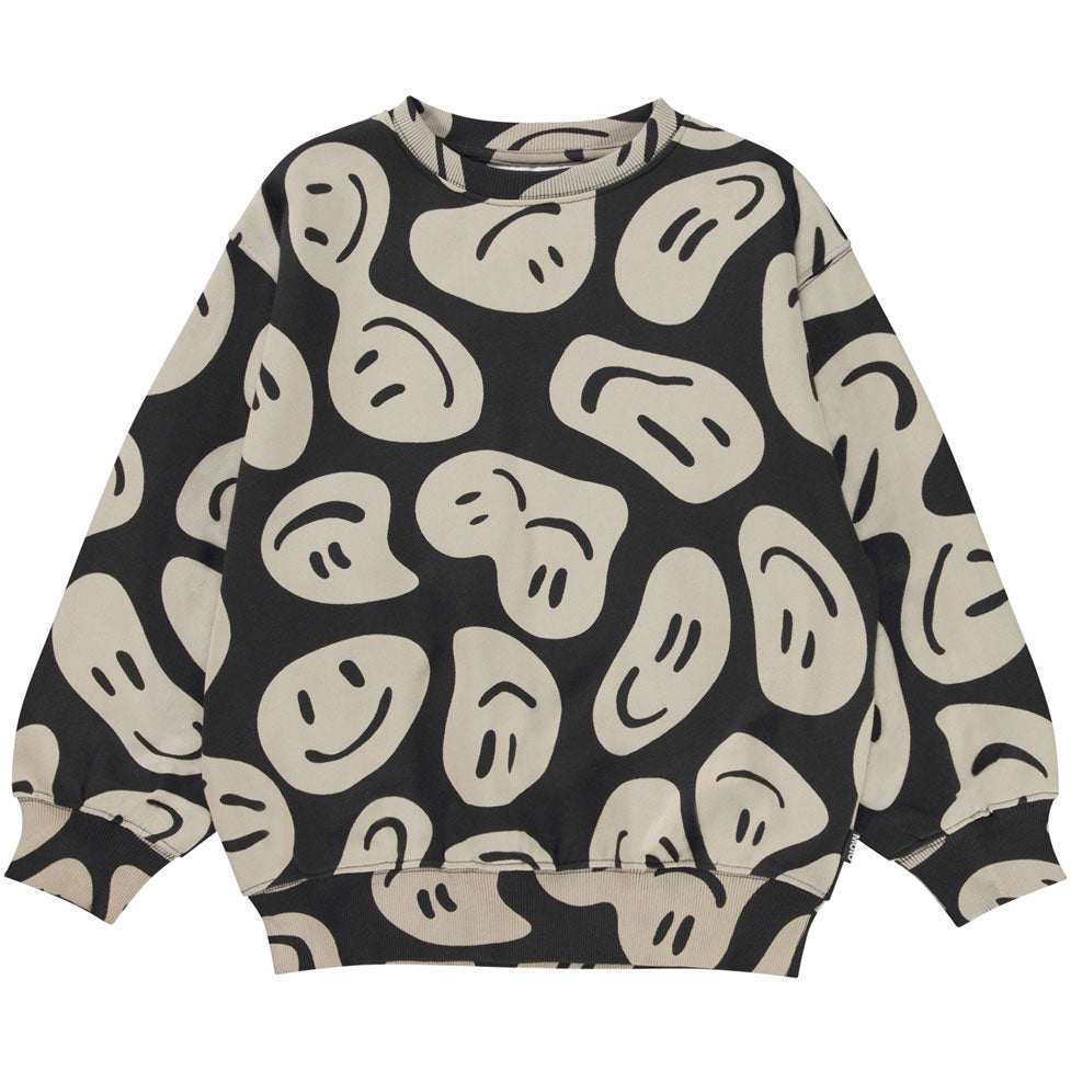Molo Smile on Black Monti Sweatshirt