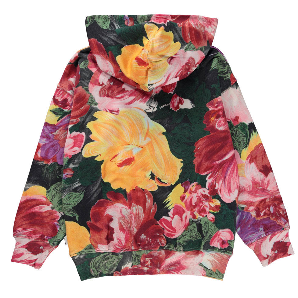 Molo Painted Flowers Matt Hoodie
