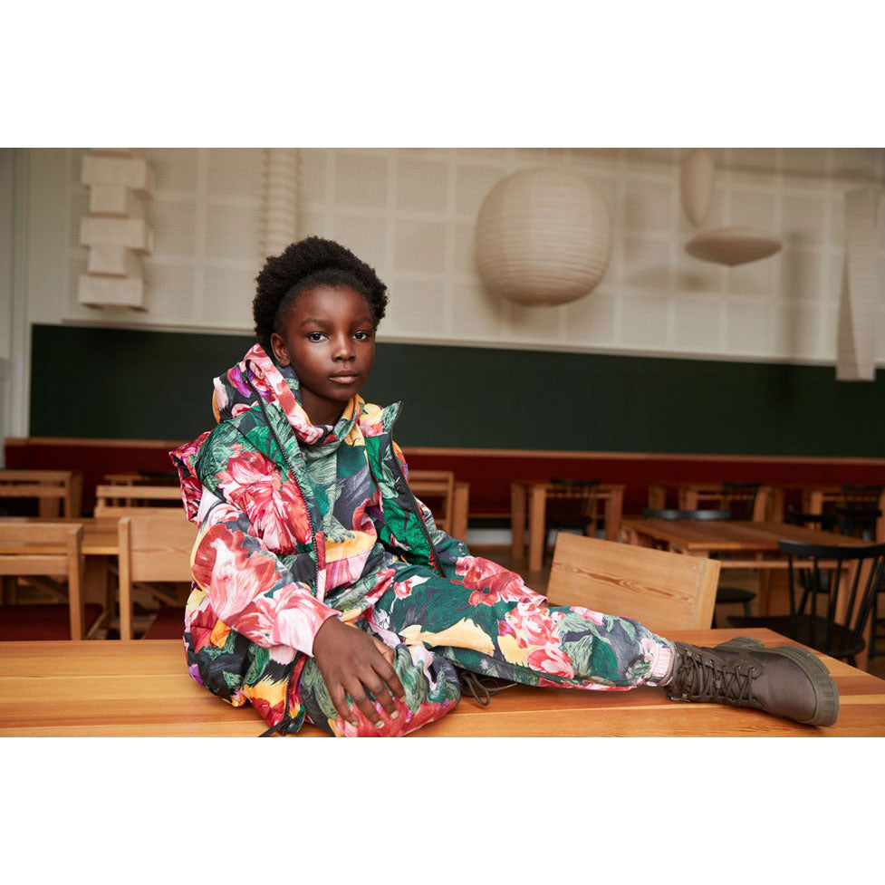 Molo Painted Flowers Matt Hoodie