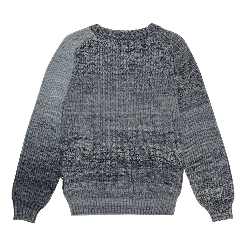 Molo Space Dye Grey Bosse Sweater
