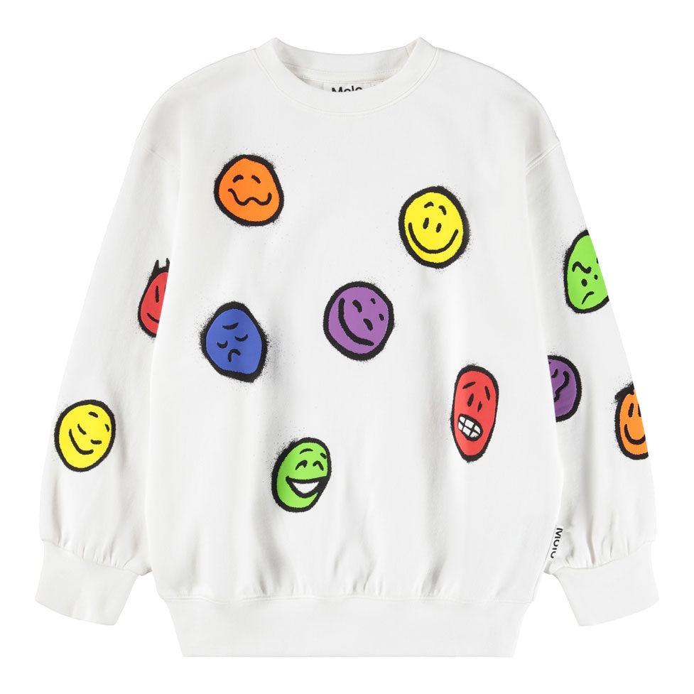 Molo Crisp White Monti Sweatshirt