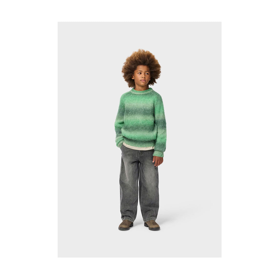 Molo Space Dye Green Bosse Sweater