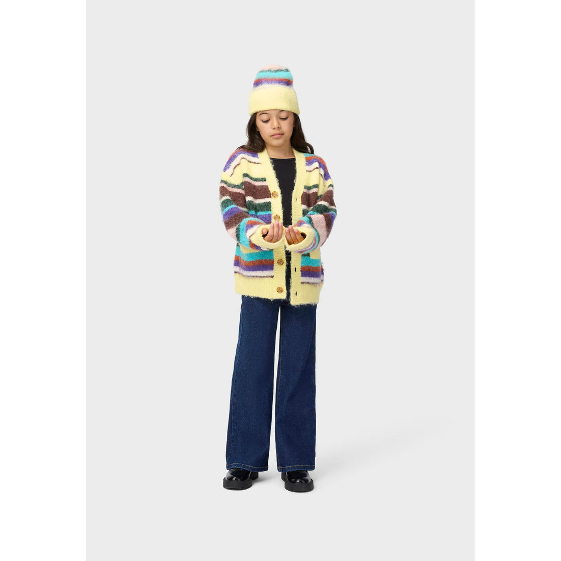Molo Gemstone Stripe Brutus Cardigan