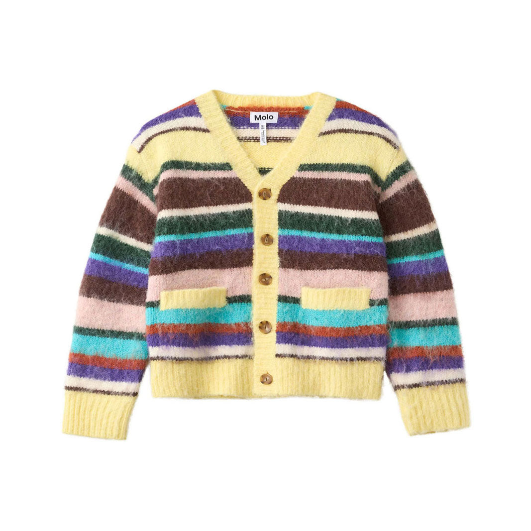 Molo Gemstone Stripe Brutus Cardigan