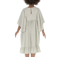 Belle Chiara Green Medium Stripe Butterfly Dress