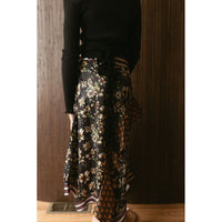 and tmrw Black Wrap Knit Top