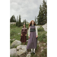 Clubhouse Wine Asymmetrical Wrap Skirt