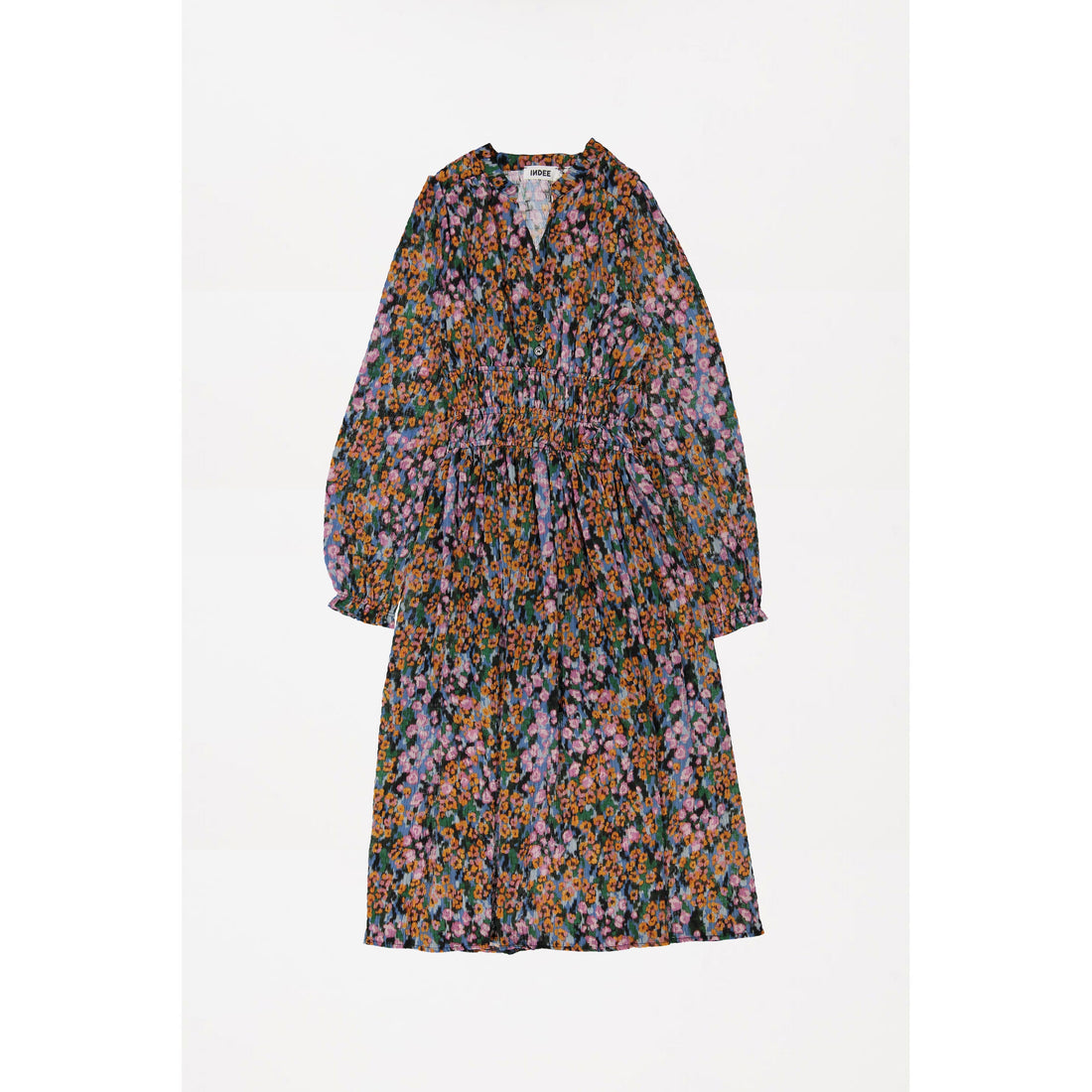Indee Mint Green Oasis Printed Long Dress