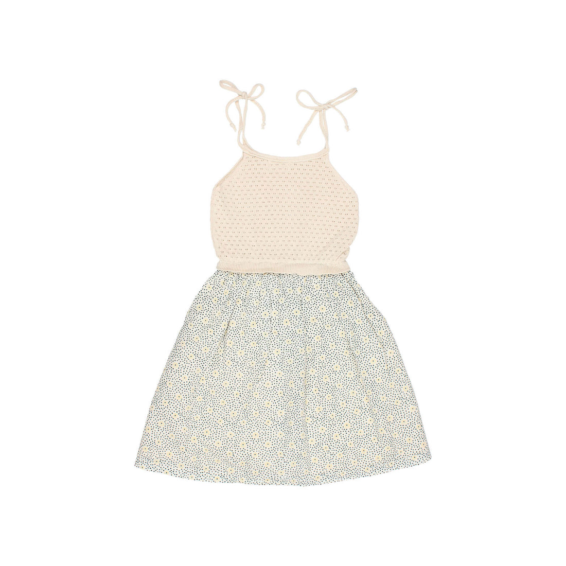 Buho Sand Flower Dots Dress