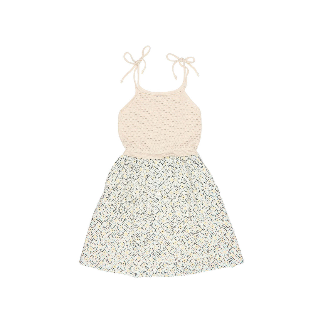 Buho Sand Flower Dots Dress