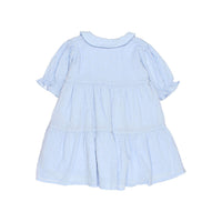 Buho Placid Blue Lurex Plumeti Dress