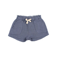 Buho Blue Stone Muslin Shorts
