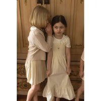L by Ladida Cream Embroidered Maxi Dress