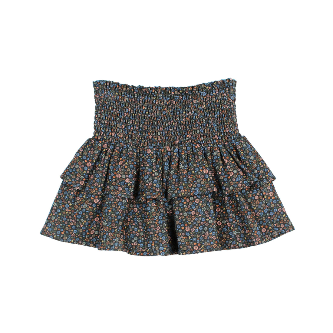 Buho Dark Floral Bloom Skirt