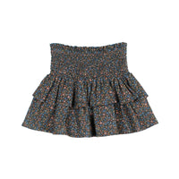 Buho Dark Floral Bloom Skirt