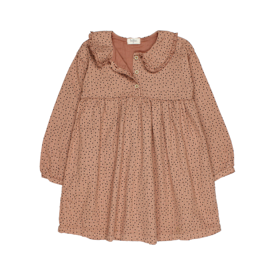 Buho Cocoa Dots US Dress
