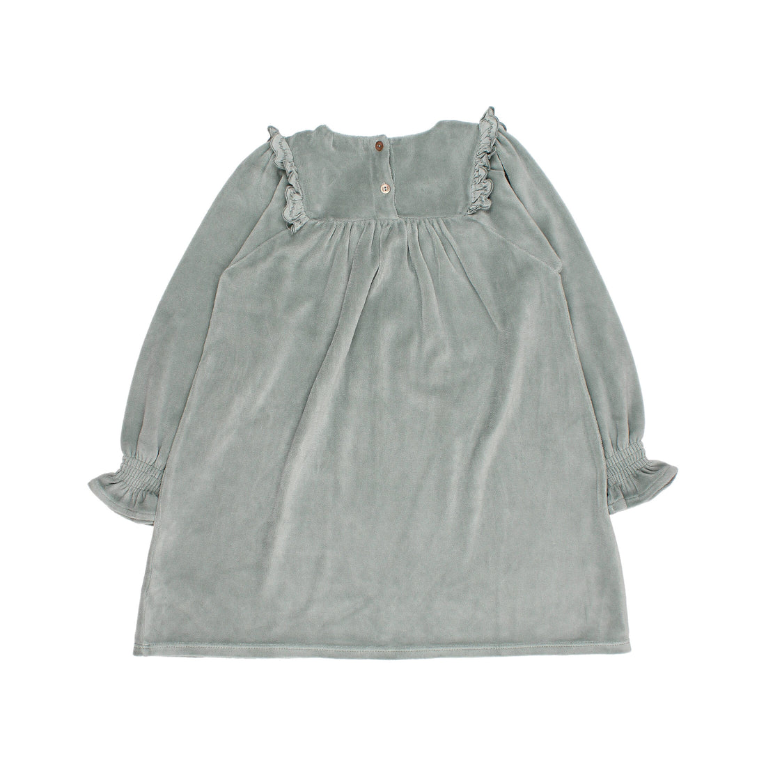 Buho Eucalyptus Velvet Dress