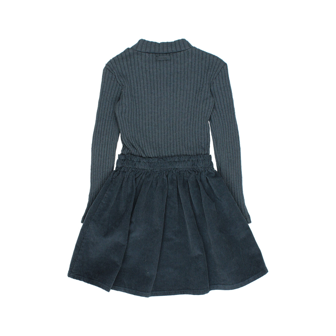 Buho Deep Forest Soft Velour Combi Dress