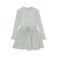 Buho Eucalyptus Soft Velour Combi Dress