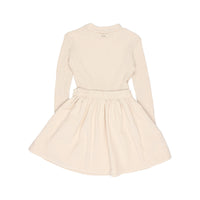 Buho Sand Soft Velour Combi Dress