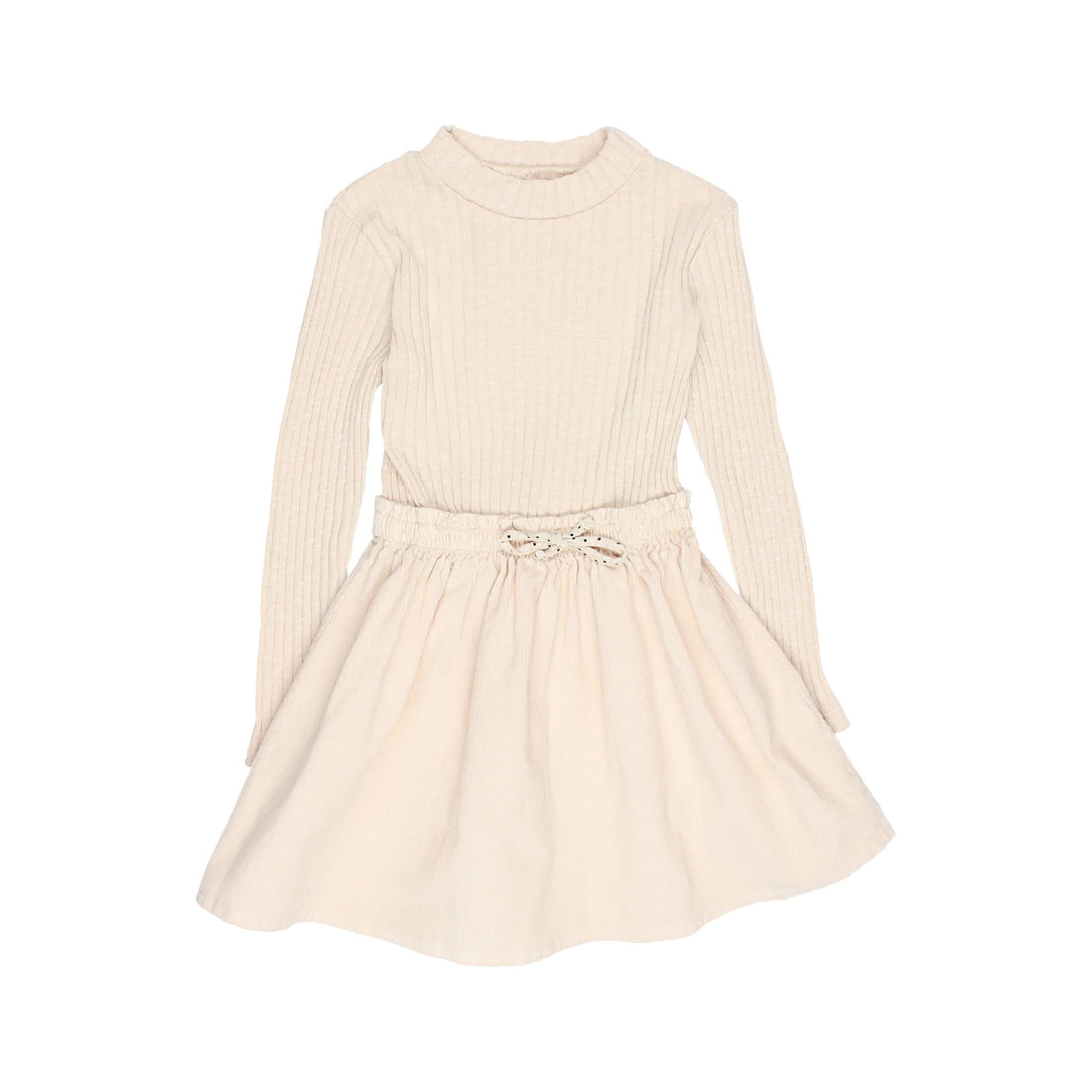 Buho Sand Soft Velour Combi Dress