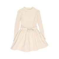 Buho Sand Soft Velour Combi Dress