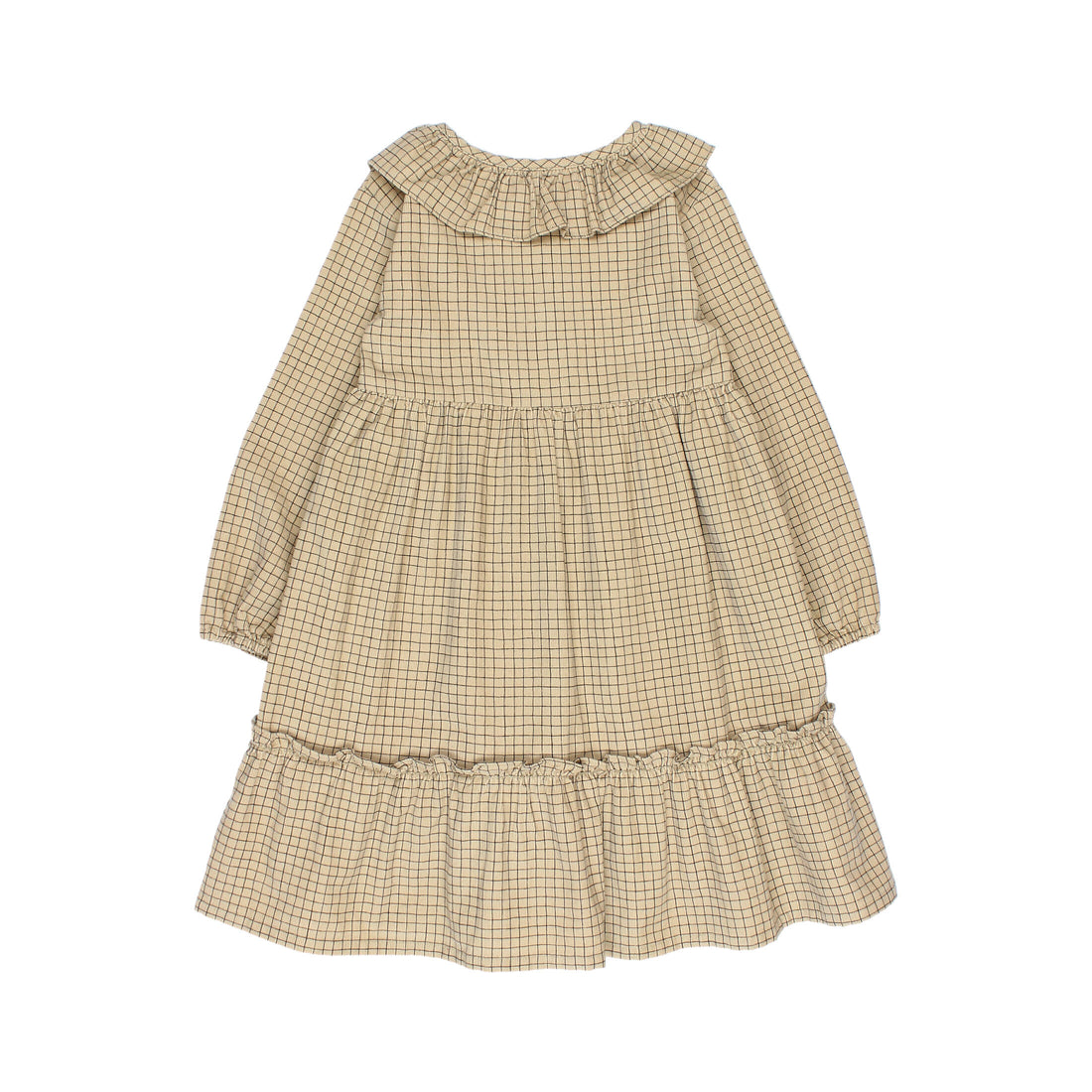 Buho Wheat Mini Check Dress