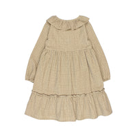Buho Wheat Mini Check Dress