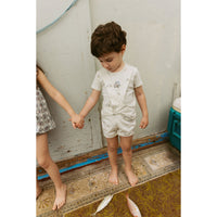1984 Bird Printed Romper