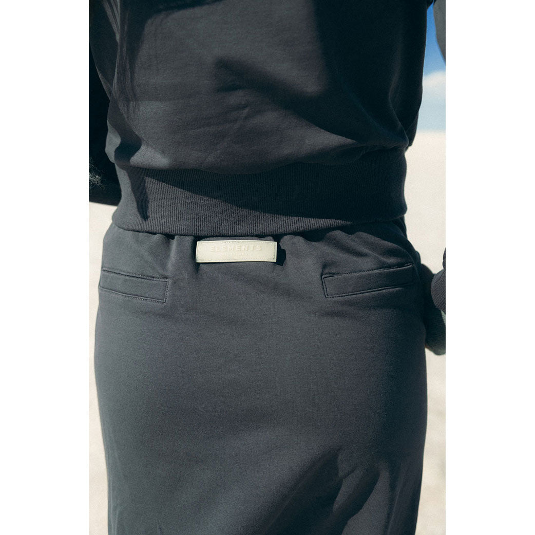Elements Black Washed Denim Sweatshirt Maxi Skirt