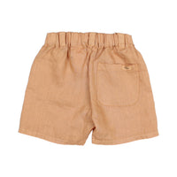 Buho Caramel Linen Bermuda