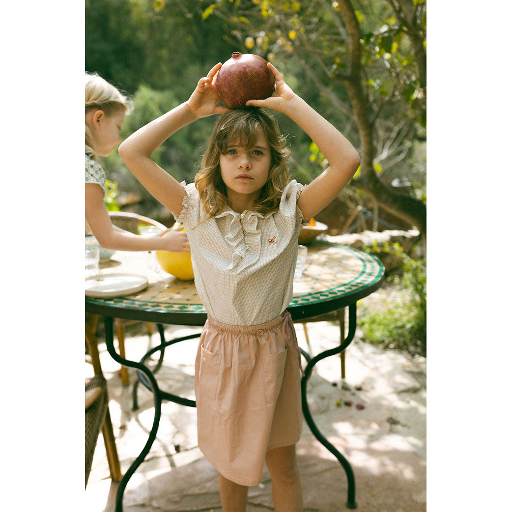 L by Ladida Mauve Pocket Skirt