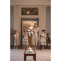Atelier Parsmei Veiled Rose Layered Ric Rac Skirt