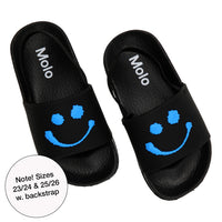 Molo Black Zhappy Slides