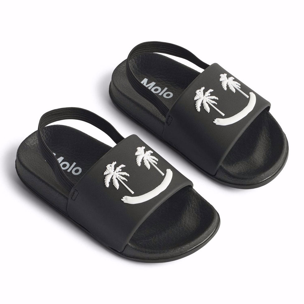 Molo Black Zhappy Flip Flops