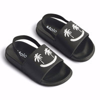 Molo Black Zhappy Flip Flops