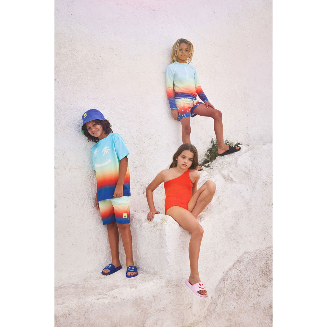 Molo Pink Glace Zhappy Flip Flops