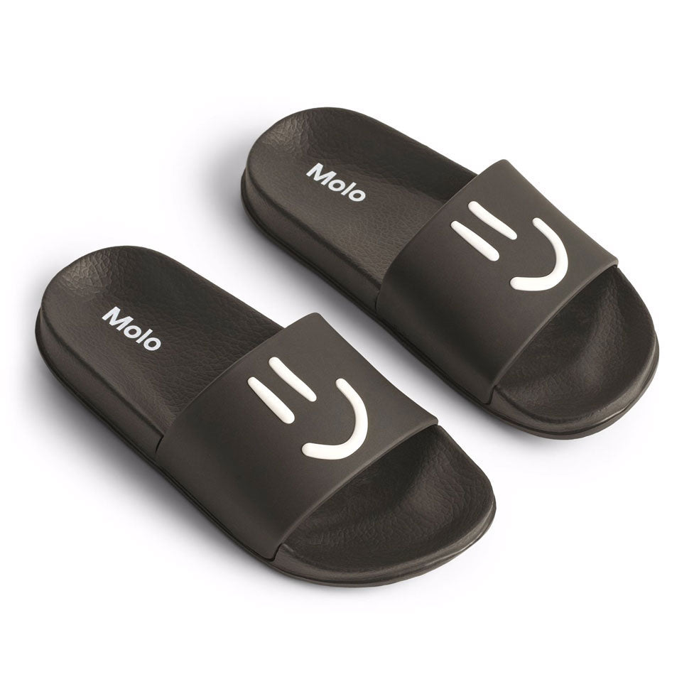 Molo Black Zhappy Slides