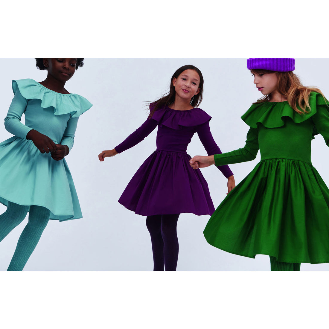 Molo Purple Shadow Glitter Tights