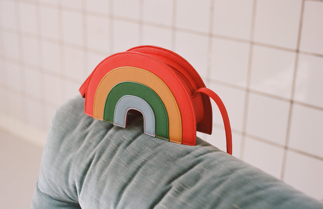 Molo Multi colour Rainbow Bag Handbag