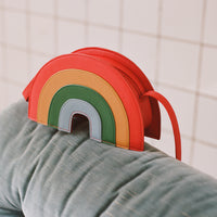 Molo Multi colour Rainbow Bag Handbag