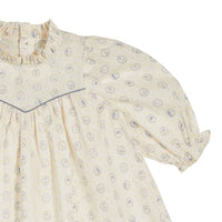 Bene Bene Ecru Abigail Frill Dress