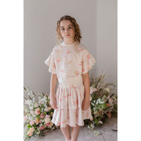 Steph Petite Rose Sweat Skirt