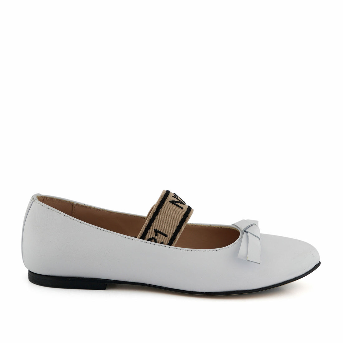 N21  White Ballet Flat