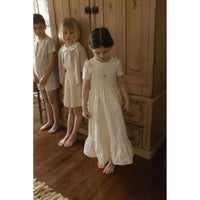 L by Ladida Cream Embroidered Maxi Dress