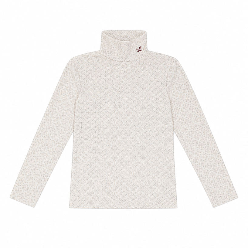 L by Ladida Line Print Turtleneck