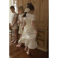 L by Ladida Cream Embroidered Maxi Dress