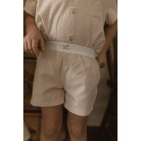 L by Ladida Beige Stripe Pull On Shorts