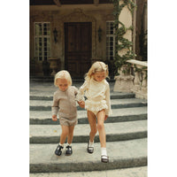 L by Ladida Cream Eyelet Trim Bloomer